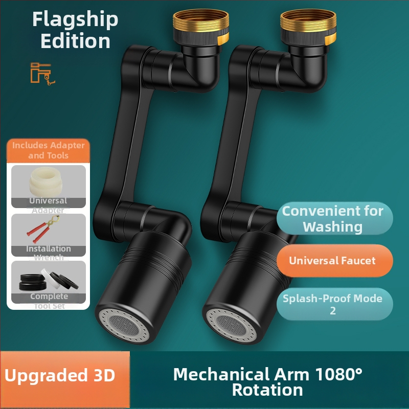 JXB-02 Mechaninis rankos išplėtėjas su pasukama daugiafunkcine jungtimi plautuvei, vieno prijungimo, CE sertifikatas