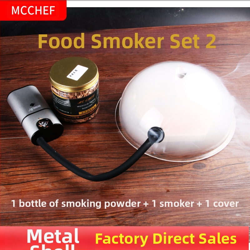 Maisto rūkymo rinkinys, molekulinė gastronomija, kokteiliai, meninis patiekalo pateikimas, prancūziškas stilius