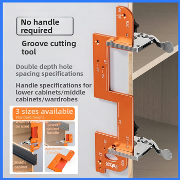 Aliuminio lydinio profilio įpjovimo forma be rankenos, dviejų paskirčių U formos įpjovimo forma medienos apdirbimui