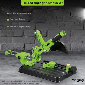 Държач за ъглошлайф с издърпващ прът, универсална многофункционална стойка за електрически шлайф, 12V