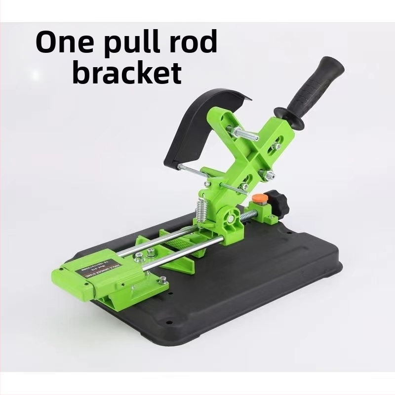 Държач за ъглошлайф с издърпващ прът, универсална многофункционална стойка за електрически шлайф, 12V