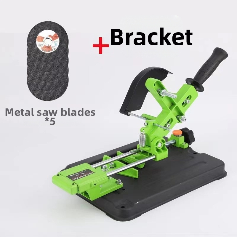 Държач за ъглошлайф с издърпващ прът, универсална многофункционална стойка за електрически шлайф, 12V