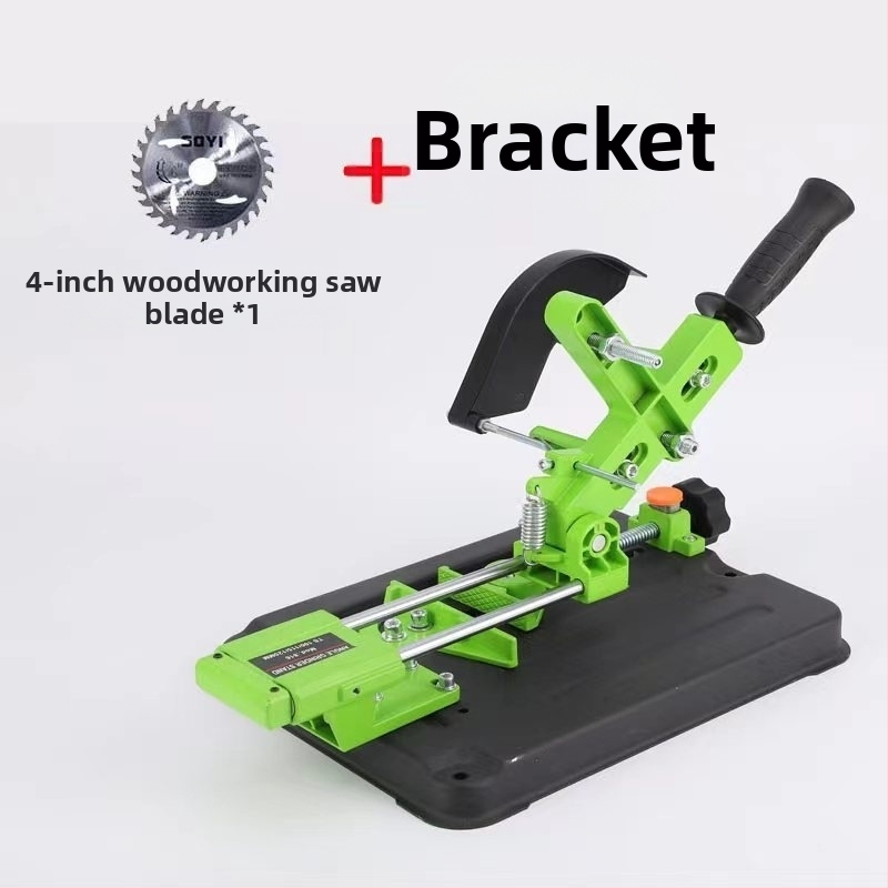 Държач за ъглошлайф с издърпващ прът, универсална многофункционална стойка за електрически шлайф, 12V