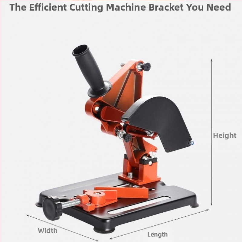 Държач за ъглошлайф с издърпващ прът, универсална многофункционална стойка за електрически шлайф, 12V