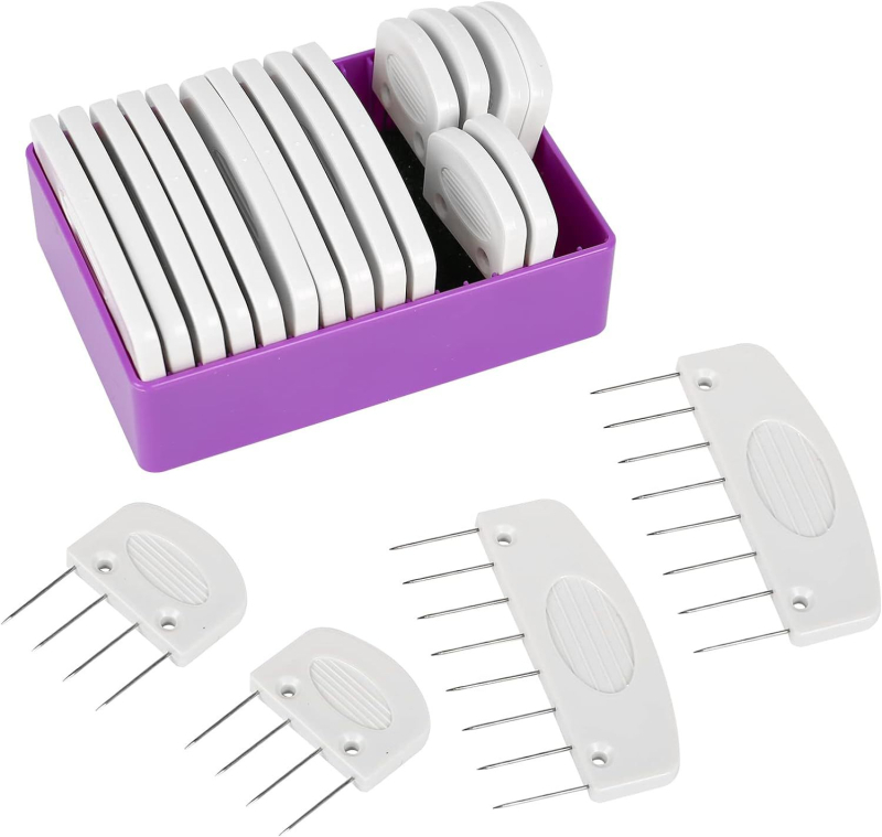 Sál és pulóver formázó tű; műanyag; 50 darabos csomag; testreszabható; stílusok: aranyos, modern, otthonos