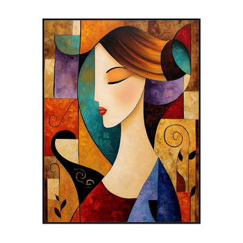 Цифрова маслена картина в стил Пикасо – DIY, без рамка, за дневна, спалня или ресторант