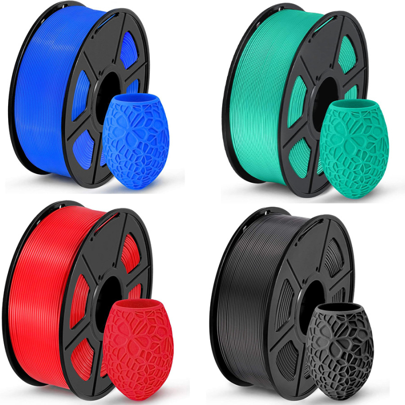 PLA филамент 1 кг ролка за 3D принтери – без оплитане на нишки, без запушване на дюза