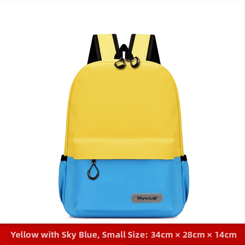 Ученическа раница за начално училище, унисекс с дизайн за облекчаване на товара, Oxford плат, дишаща и износоустойчива, презрамки с въздушна възглавница, за училищно обучение