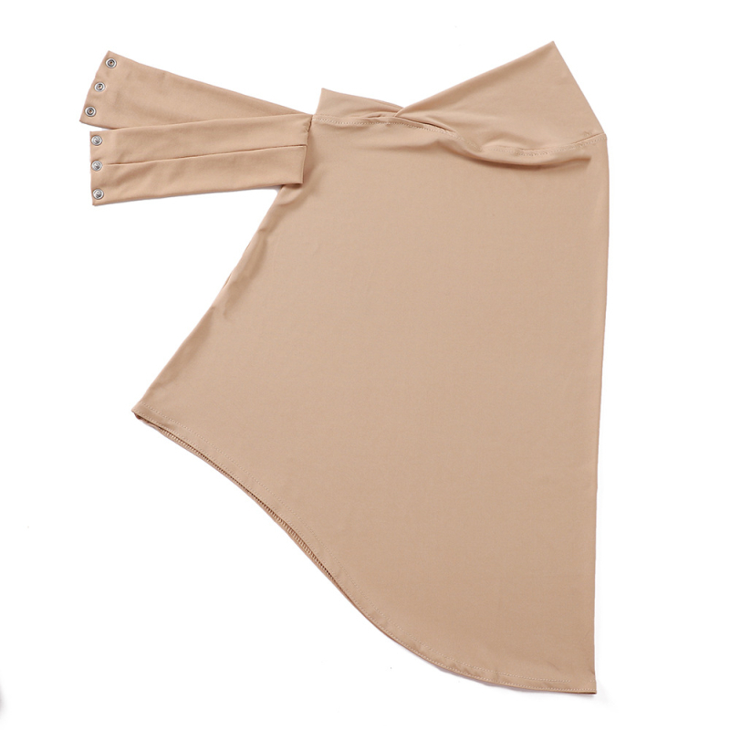 Pagrindinė turbano skrybėlė su mygtuko dizainu, poliesterio pluoštas, warp-knit audinys, vientisas raštas, pritaikomas dekoravimas