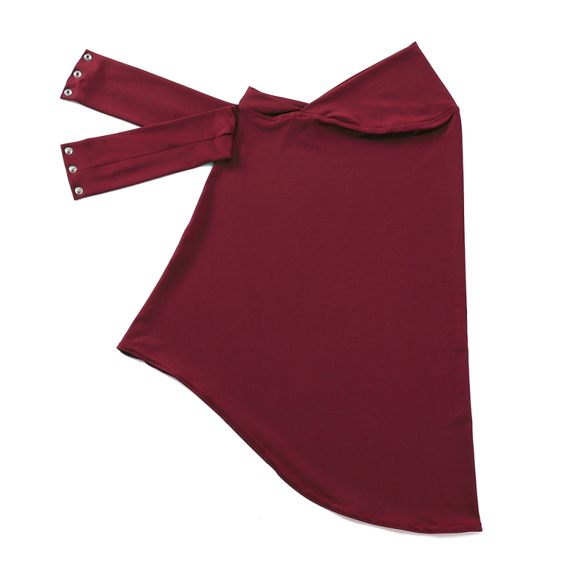 Pagrindinė turbano skrybėlė su mygtuko dizainu, poliesterio pluoštas, warp-knit audinys, vientisas raštas, pritaikomas dekoravimas