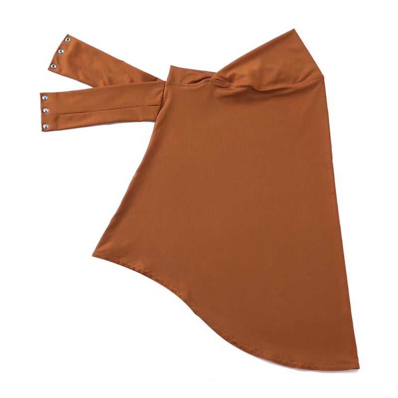 Pagrindinė turbano skrybėlė su mygtuko dizainu, poliesterio pluoštas, warp-knit audinys, vientisas raštas, pritaikomas dekoravimas