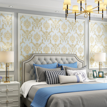 Europos stiliaus lipnioji tapetė iš nepluošto audinio, keturi sluoksniai, 3D reljefas, atspari drėgmei ir pelėsiams, tinka miegamajam ir svetainei