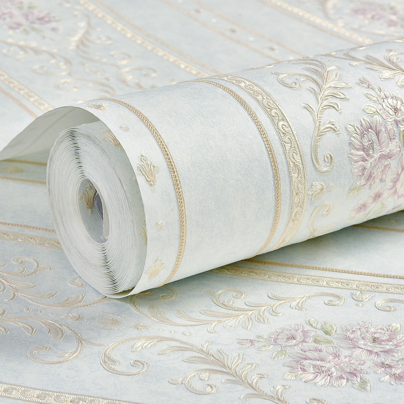 Europos stiliaus lipnioji tapetė iš nepluošto audinio, keturi sluoksniai, 3D reljefas, atspari drėgmei ir pelėsiams, tinka miegamajam ir svetainei