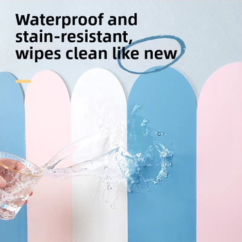 Αυτοκόλλητα τοίχου για υπνοδωμάτιο με προστασία από χτυπήματα, αυτοκόλλητη επικάλυψη, μαλακή επένδυση κοντά στο κρεβάτι, μοντέρνος μινιμαλιστικός σχεδιασμός.