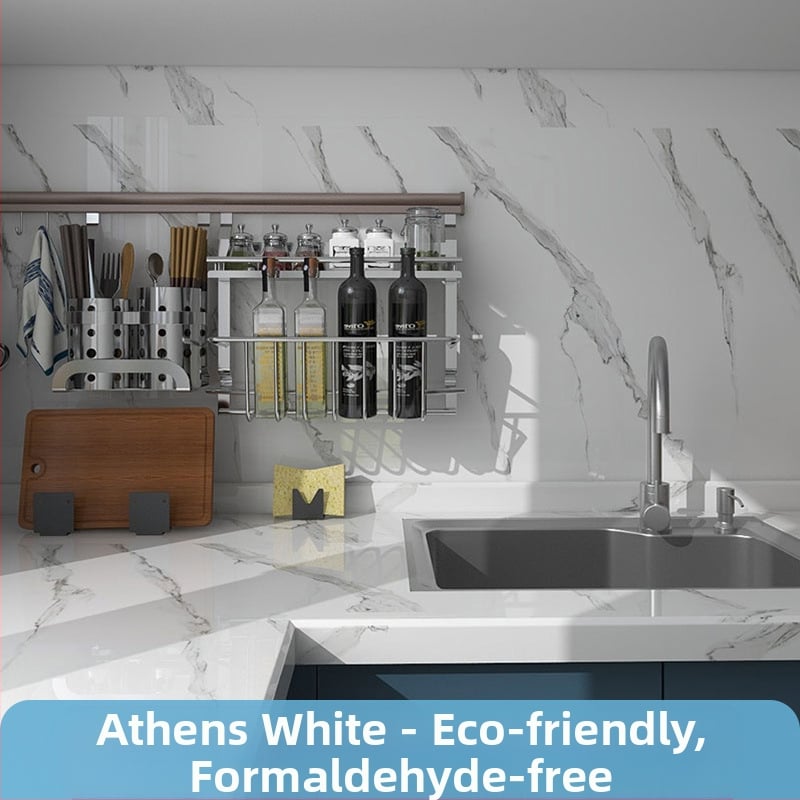 Köögiseina kleebis PET-ist, veekindel, õli- ja kuumakindel, marmormustriga, isekleepuv, 1 tükk