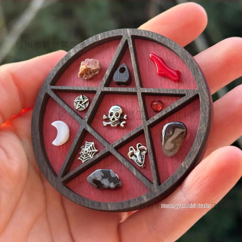 Μίνι ράφι για διακοσμητικά αντικείμενα, boxwood ξύλο, μάρκα LT, χειροποίητο κρεμαστό διακοσμητικό, μοντέρνο απλό στυλ