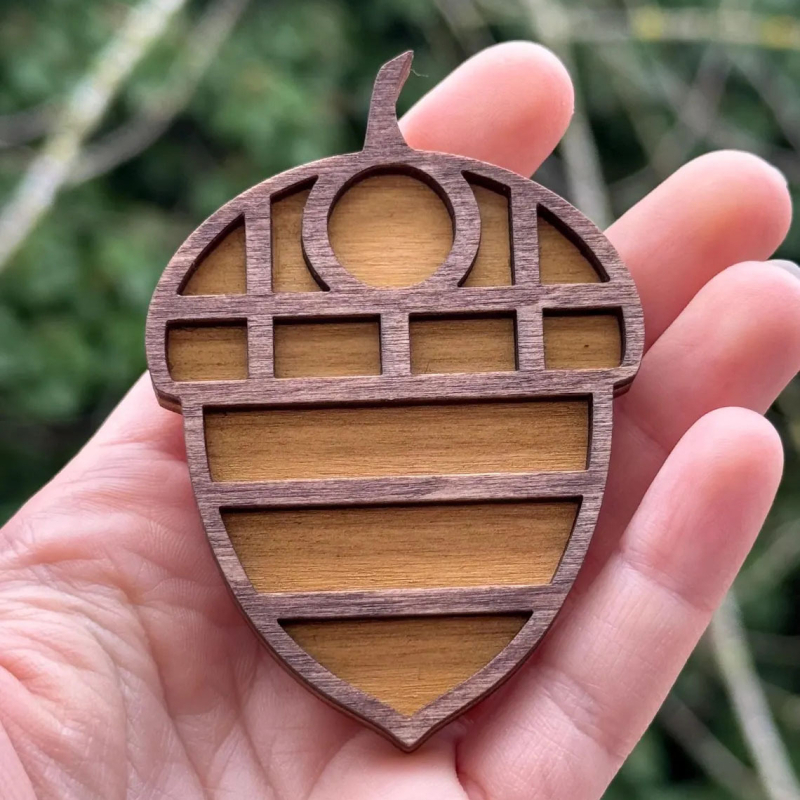 Miniatűr ékszertartó polc, boxwoodfa, LT márka, kézzel készített függő dekoratív elem, modern egyszerű stílus