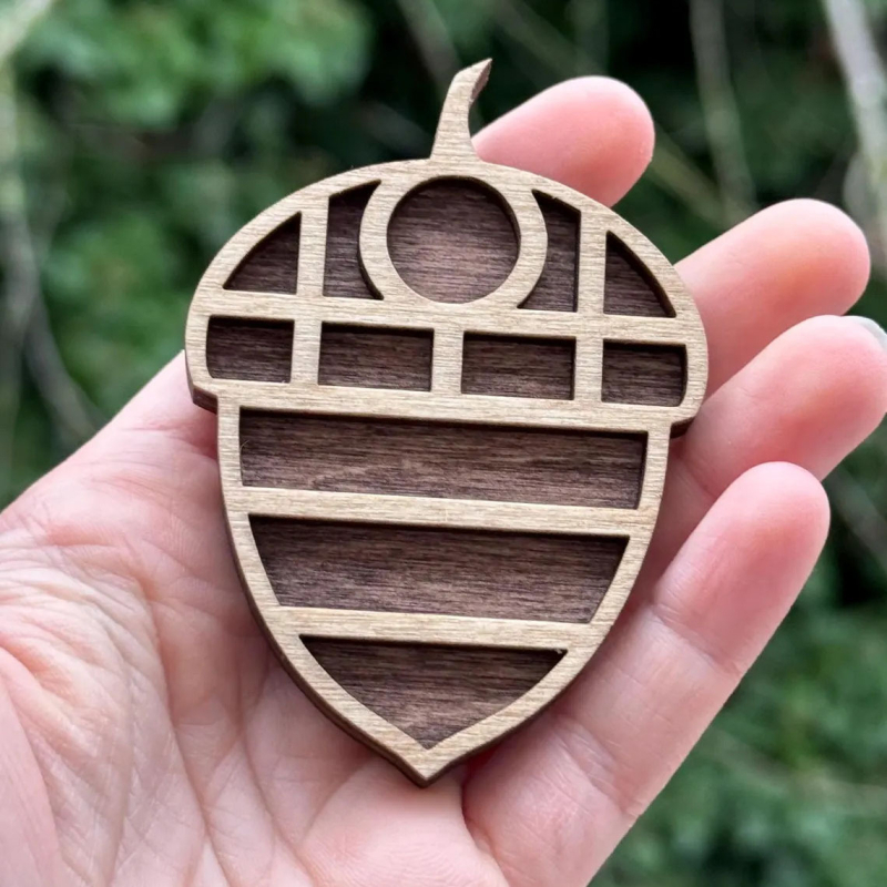 Miniatűr ékszertartó polc, boxwoodfa, LT márka, kézzel készített függő dekoratív elem, modern egyszerű stílus