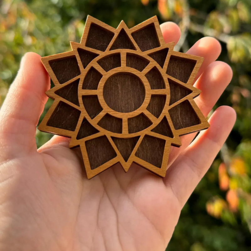 Miniatűr ékszertartó polc, boxwoodfa, LT márka, kézzel készített függő dekoratív elem, modern egyszerű stílus