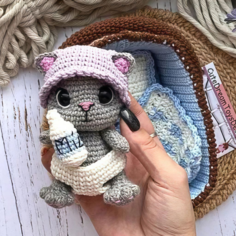 DIY komplekt villase lõime nukkude kudumiseks — Hank-form lõng, semi-worsted lõng, kudumiseks