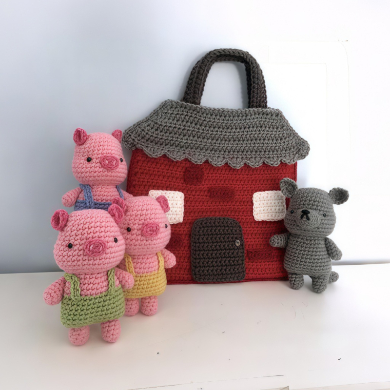 DIY komplekt villase lõime nukkude kudumiseks — Hank-form lõng, semi-worsted lõng, kudumiseks