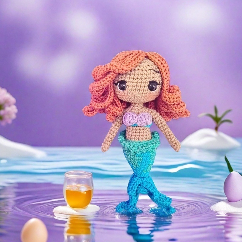 DIY komplekt villase lõime nukkude kudumiseks — Hank-form lõng, semi-worsted lõng, kudumiseks