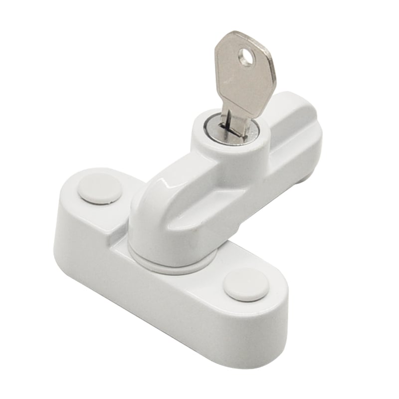 T tipo durų ir langų spyna, be gręžimo, lydinio, su raktu, prieš vagystę