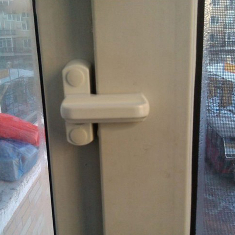 T tipo durų ir langų spyna, be gręžimo, lydinio, su raktu, prieš vagystę