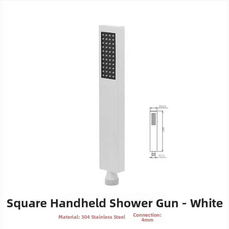 Harbor nerūdijančio plieno kvadratinė lietaus dušo galvutė, paslėpta sienos montavimas, kvadratinė purkštukas, elektroplakavimas paviršius