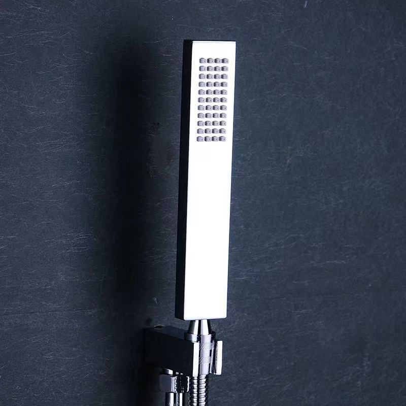 Harbor nerūdijančio plieno kvadratinė lietaus dušo galvutė, paslėpta sienos montavimas, kvadratinė purkštukas, elektroplakavimas paviršius