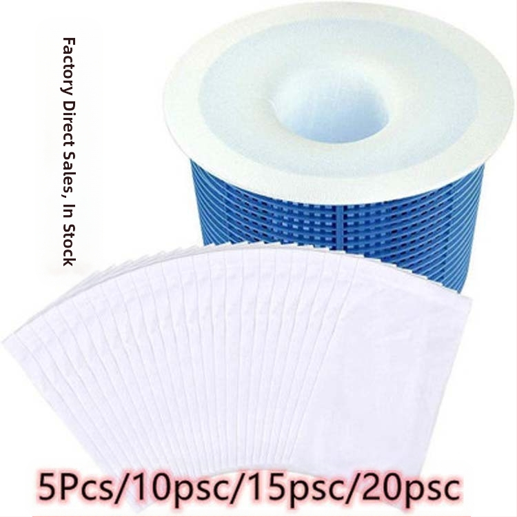 Плувен комплект с микропорозни филтър торби за скимър - нетъкан текстил, 10 бр, 70 g