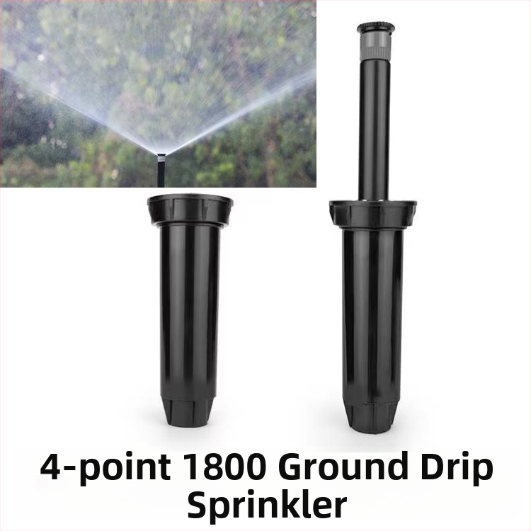 Guangying užkasamas teleskopinis purkštuvas su 360° sukimu, skirtas laistymui vejo ir sode (inžineriniai plastikai)