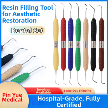Pinyue fogászati esztétikai gyanta helyreállítási készlet kettős fejű eszközzel, 146 g/készlet, felnőtteknek