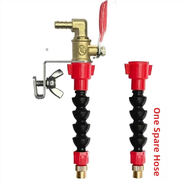 Устройство за водно пръскане за режещи и фрезерни машини с прахозащита и охлаждане, универсално за каменоделски машини, аксесоар за ъглошлайф