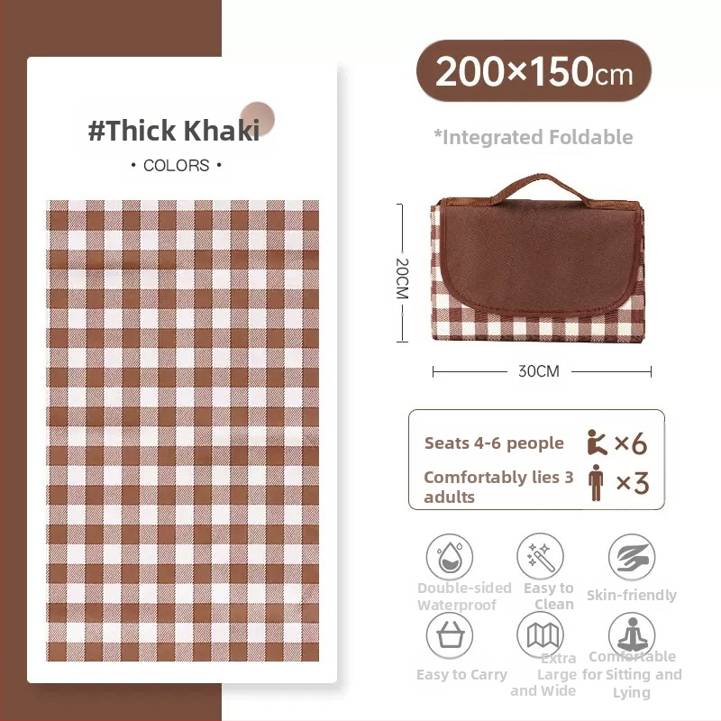 PVC piknika paklājs, Oxford audums, ūdensizturīgs, ārējai lietošanai, pārnēsājams
