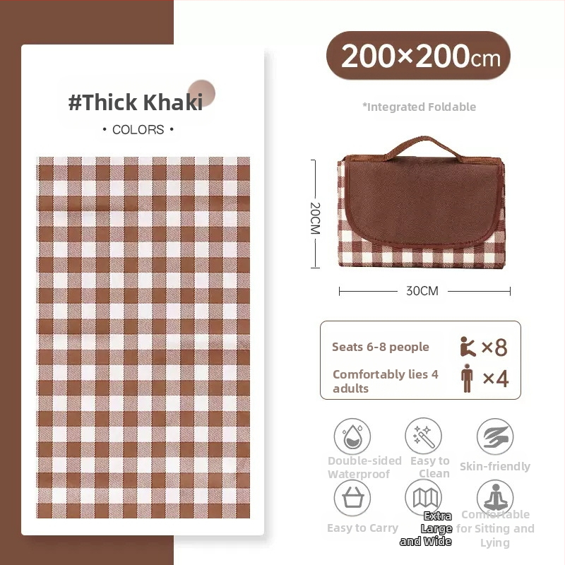 PVC piknika paklājs, Oxford audums, ūdensizturīgs, ārējai lietošanai, pārnēsājams