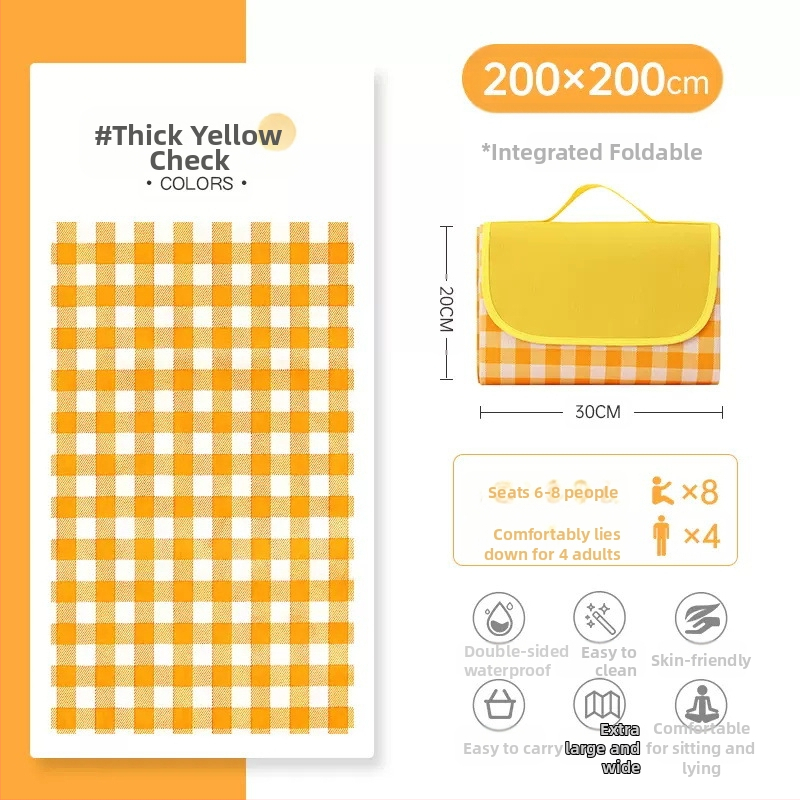 PVC piknika paklājs, Oxford audums, ūdensizturīgs, ārējai lietošanai, pārnēsājams