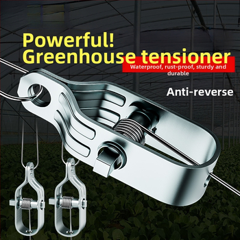 Галванизиран стоманен напрегател за тел за лозови арки и оранжерии, изцяло стоманена конструкция