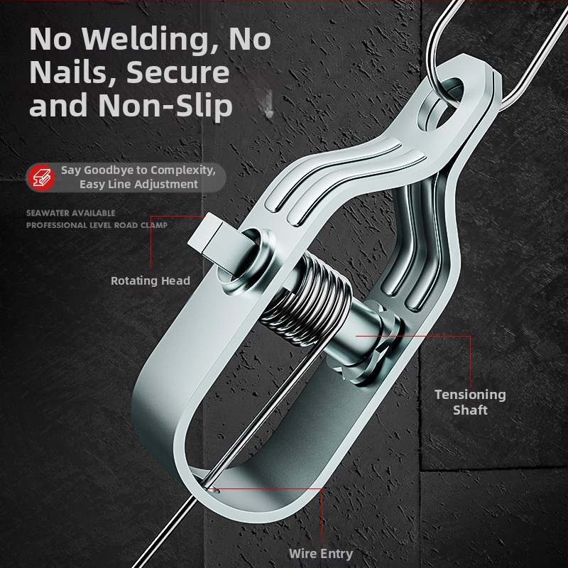 Галванизиран стоманен напрегател за тел за лозови арки и оранжерии, изцяло стоманена конструкция