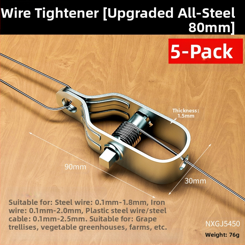 Галванизиран стоманен напрегател за тел за лозови арки и оранжерии, изцяло стоманена конструкция