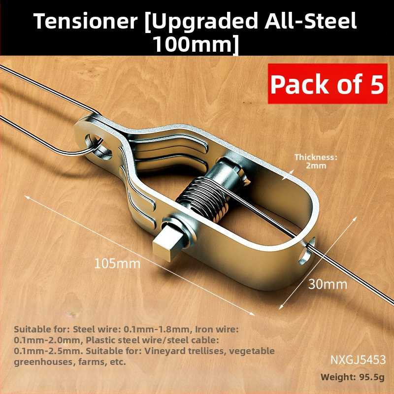 Галванизиран стоманен напрегател за тел за лозови арки и оранжерии, изцяло стоманена конструкция