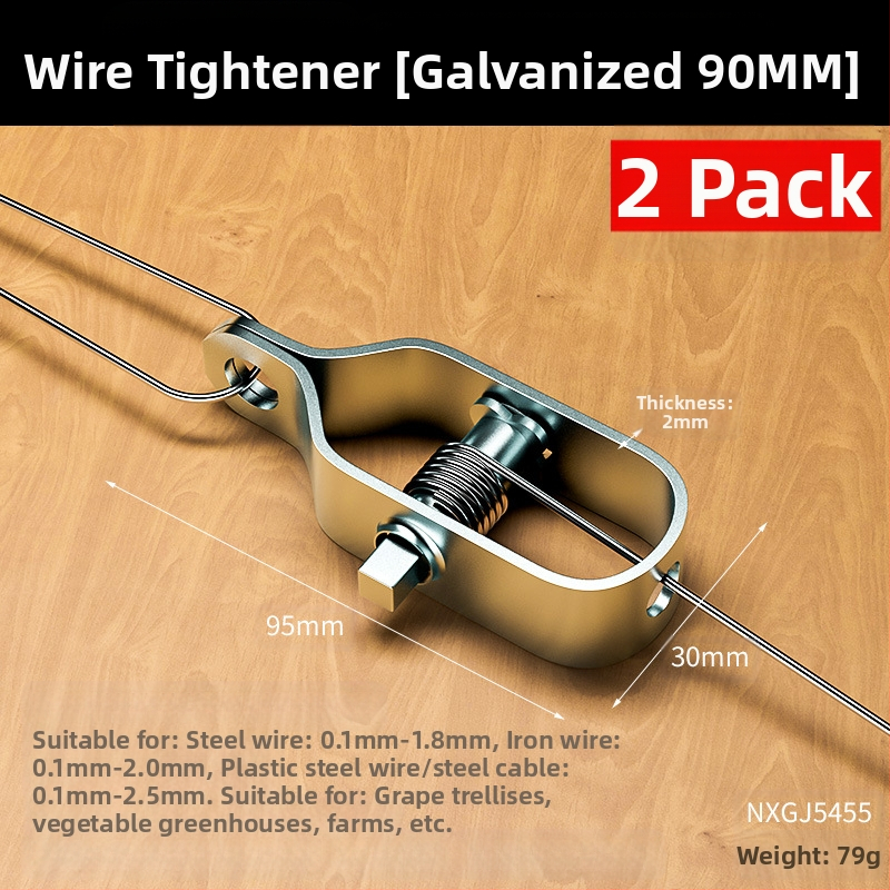 Галванизиран стоманен напрегател за тел за лозови арки и оранжерии, изцяло стоманена конструкция