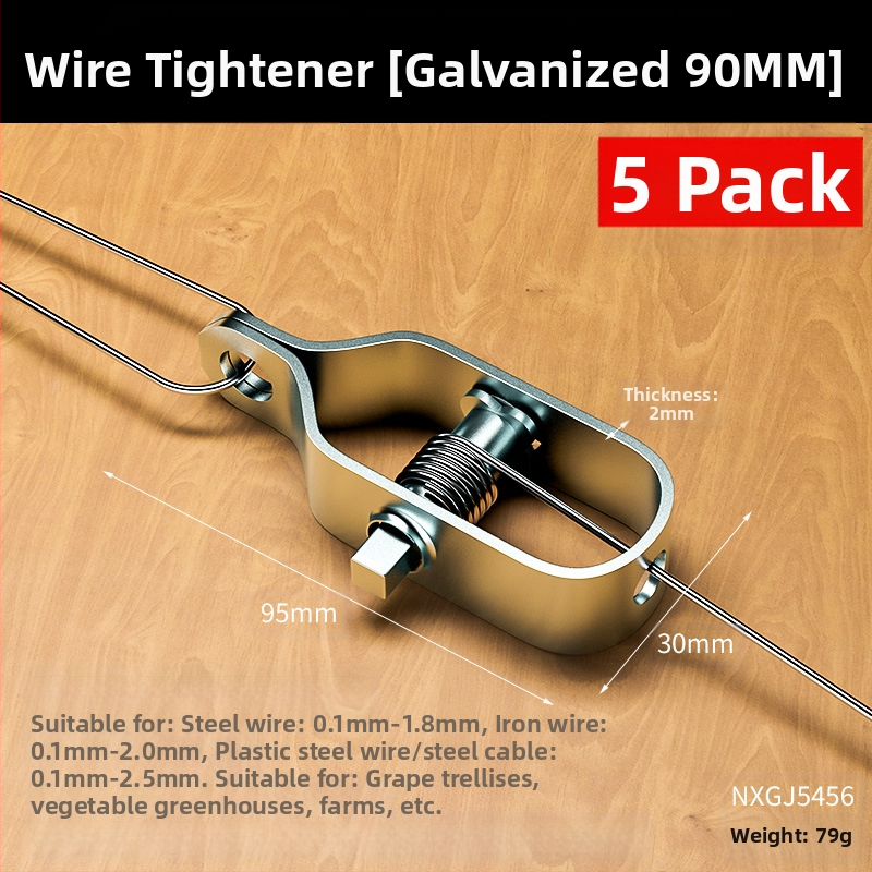 Галванизиран стоманен напрегател за тел за лозови арки и оранжерии, изцяло стоманена конструкция