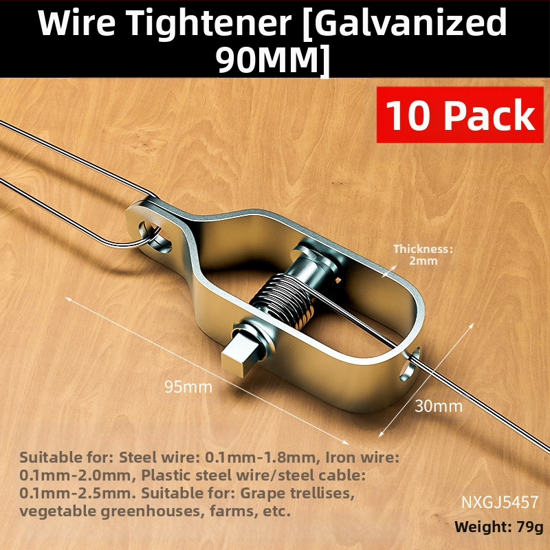 Галванизиран стоманен напрегател за тел за лозови арки и оранжерии, изцяло стоманена конструкция