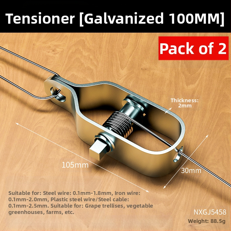 Галванизиран стоманен напрегател за тел за лозови арки и оранжерии, изцяло стоманена конструкция