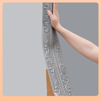 Αυτοκόλλητο τοίχου – 6 Yin‑Yang γωνιακές γραμμές, αυτοκόλλητες από PE foam, διακόσμηση σαλονιού/υπνοδωματίου/χώρου γάμου, απλός και μοντέρνος σχεδιασμός