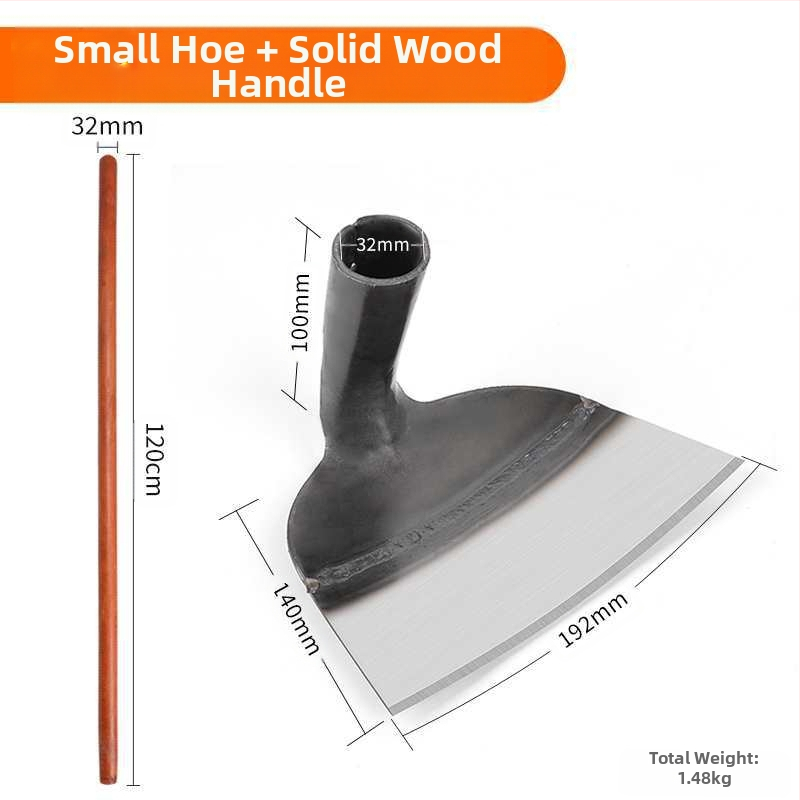 Mangano plieno sodo kastuvė, daugiafunkcinis įrankis ravėjimui, kasimui ir daržovių sodinimui