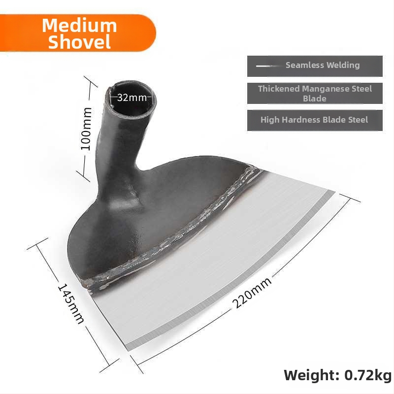 Mangano plieno sodo kastuvė, daugiafunkcinis įrankis ravėjimui, kasimui ir daržovių sodinimui