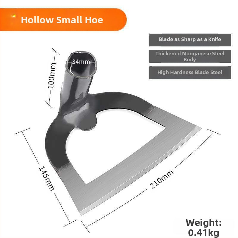 Mangano plieno sodo kastuvė, daugiafunkcinis įrankis ravėjimui, kasimui ir daržovių sodinimui