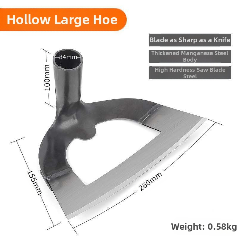 Mangano plieno sodo kastuvė, daugiafunkcinis įrankis ravėjimui, kasimui ir daržovių sodinimui